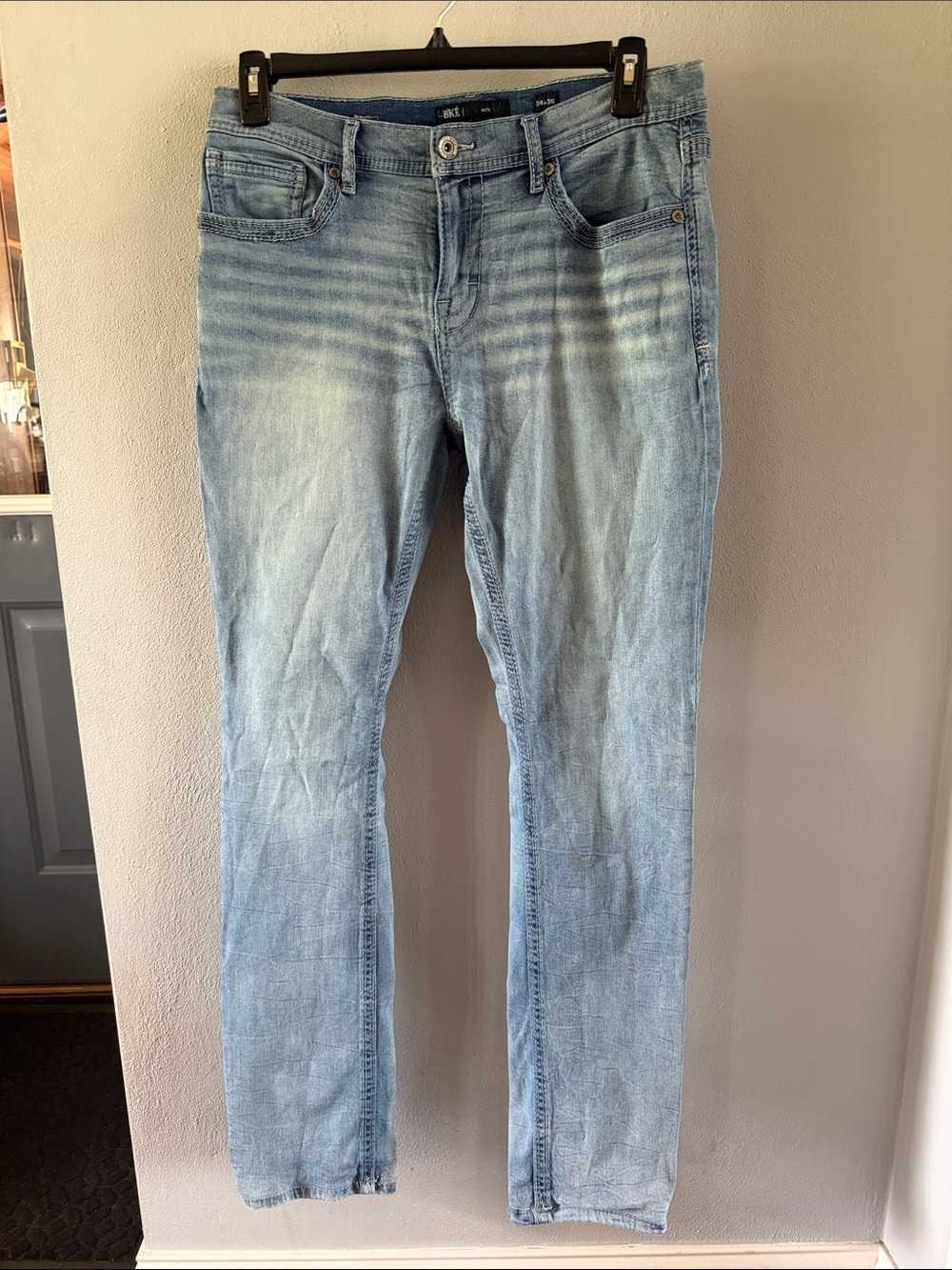 BKE Light Blue Slim Stretchy Men’s Jeans